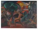 Bogenschützen by Wladimir Georgiewitsch von Bechtejeff, 1910, Oil on canvas, sold Jun 2012
