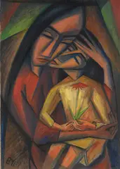 Emil Maetzel, Madonna, 1919, Oil on canvas