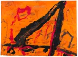 Timra by Emil Schumacher, 1989, Oil, sold Jun 2012