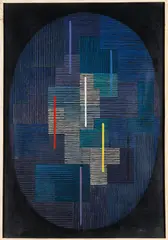 Komposition by Adolf Fleischmann, 1951, Oil on canvas, sold Jun 2012