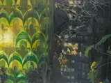 Ohne Titel by Karin Kneffel, 2008, Oil on canvas, sold Jun 2012