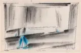 Fischer-Boote by Lyonel Feininger, 1927, Watercolor, sold Jun 2012