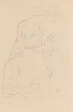Liebespaar by Gustav Klimt, 1908, Pencil, sold Jun 2012