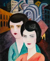 Frans Masereel, Les Ouvrières (Die Arbeiterinnen), 1920, Oil on canvas