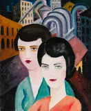 Frans Masereel, Les Ouvrières (Die Arbeiterinnen), 1920, Oil on canvas