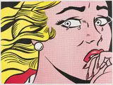 Roy Lichtenstein, Crying Girl, 1963, Offset lithograph in colors