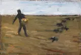 Max Liebermann, Sämann (Studie), 1898, Oil