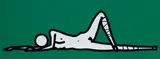 This is Shahnoza horizontal. 07 by Julian Opie, 2007, Silkscreen in colors, sold Jun 2012