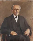 Max Liebermann, Bildnis Geheimrat Prof. Dr. Benno Erdmann, 1915, Oil on canvas