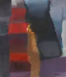 Rot by Fritz Winter, 1964, Oil on canvas, sold Jun 2012