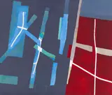 Lineare Spiegelung by Fritz Winter, 1969, Oil on canvas, sold Jun 2012