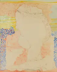 Gerhard Altenbourg, Diese eingekniffene Bertha Raufunzel, die arme Schelmin, was ist aus ihr geworden, 1979, Mixed media