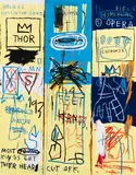 Charles the First by Jean-Michel Basquiat, 1982, Silkscreen in colors, sold Jun 2012