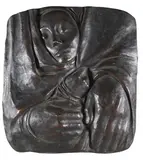 Käthe Kollwitz, Ruht im Frieden seiner Hände, 1935, Bronze