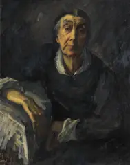 Leo von König, Bildnis einer gelähmten Dame, 1913, Oil on canvas