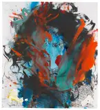 Arnulf Rainer, Ohne Titel (Rembrandt-Übermalung)