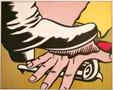 Roy Lichtenstein, Foot and Hand, 1964, Offset lithograph in colors
