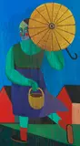 Sonnenschirm (Parasol) by Christoph Ruckhäberle, 2007, Oil on canvas, sold Jun 2012