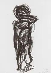 Ohne Titel by Georg Baselitz, 1980, graphite and watercolour on paper, sold Jun 2012