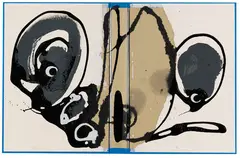Antonio Saura Atarés, Autodafé, 1989, Object