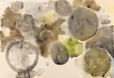 Ohne Titel by Ernst Wilhelm Nay, 1959, Watercolor, sold Apr 2012