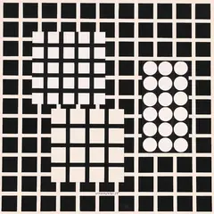 Victor Vasarely, Composition N8, 1955, Collage
