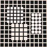 Victor Vasarely, Composition N8, 1955, Collage
