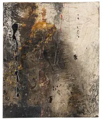 Gastone Novelli, Perché non se ne parli più, 1958, Mixed media