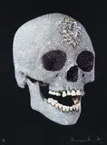 For the love of god (The diamond skull) by Damien Hirst, 2007, Silkscreen in colors, sold Apr 2012