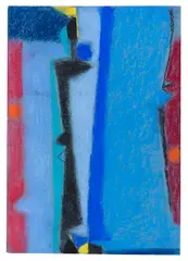 Ohne Titel by Max Ackermann, 1964, Pastel, sold Apr 2012