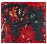 Rotfeld-Wegverschlingung by Gunter Damisch, 1992, Oil on canvas, sold Apr 2012