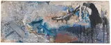 Bram Bogart, L´oiseau bleu, 1958, Mixed media