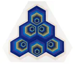 Victor Vasarely, Ohne Titel, 1975, Collage