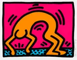 Keith Haring, Pop Shop II, 1988, Silkscreen in colors