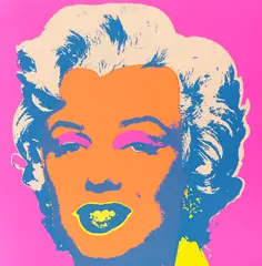 Marilyn by Andy Warhol, 1967, Silkscreen in colors, sold Apr 2012