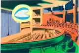 Tilo Baumgartel, Sandbank, 2002, Öl auf Papier