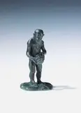 Ohne Titel (Affe mit Totenkopf) by Jörg Immendorff, 2010, Bronze, sold Apr 2012