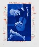 David Hockney, The old guitarist, 1976, Etching and aquatint
