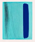Hans Hartung, Ohne Titel (Komposition in Türkis und Blau), 1978, Etching and aquatint