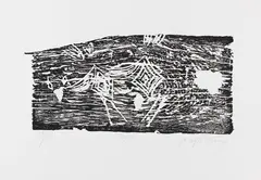 Hirschkuh by Joseph Beuys, 1948, Woodcut, sold Apr 2012