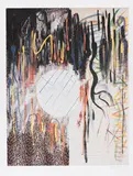 Reiher mit Sonnenuntergang by Sigmar Polke, 1996, Offset in colors, sold Apr 2012
