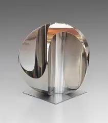 Józsa Bálint, Kosmologische Ruhe, 1986, stainless steel