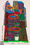 Good morning city by Friedensreich Hundertwasser, 1969, Silkscreen in colours, sold Apr 2012