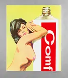 Mel Ramos, Miss Comfort Creme, 1965, Silkscreen in colors
