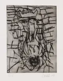 Georg Baselitz, Ohne Titel, 1987, Drypoint