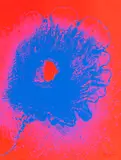 Otto Piene, Juli, 1971, Silkscreen in colors