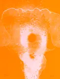 Otto Piene, April, 1971, Silkscreen in colors