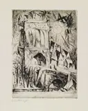 Lyonel Feininger, Das Tor, 1912, Etching