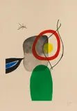 Joan Miró, Tir à l´arc, 1972, Etching and aquatint