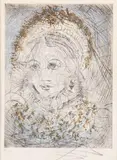 Portrait de Marguerite (Bildnis der Margarete) by Salvador Dalí, 1968, Drypoint, sold Apr 2012
